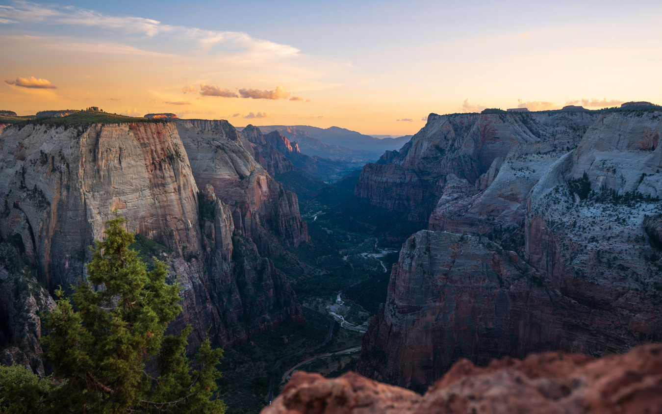 Hiking to Observation Point in Zion National Park: Sunset to Moonlit Canyon